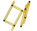 (Upgrade) Angle-izer Template Tool, With Metal Screw Threads Measures All Angles and Forms for Handymen, Builders, Craftsmen and DIY-ers