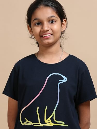 Image of Girls T-Shirt | Red Label Compact Cotton