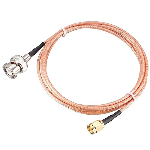 MACHSWON RG316 Coaxial Cable with BNC Male to SMA Male Connectors Low Loss Coax Cable 50 Ohm 4 Ft For CCTV,DVR,Camera,Video Signals