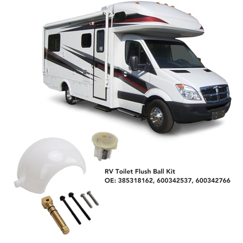 Image of 385318162 Ball and Shaft Cartridge Kit, RV Toilet Flush Ball Kit for Foot Flush Marine Toilets