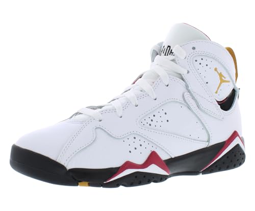 Jordan Air 7 Retro BG (Big Kid) White/Black/Cardinal Red/Chutney 7 Big Kid M