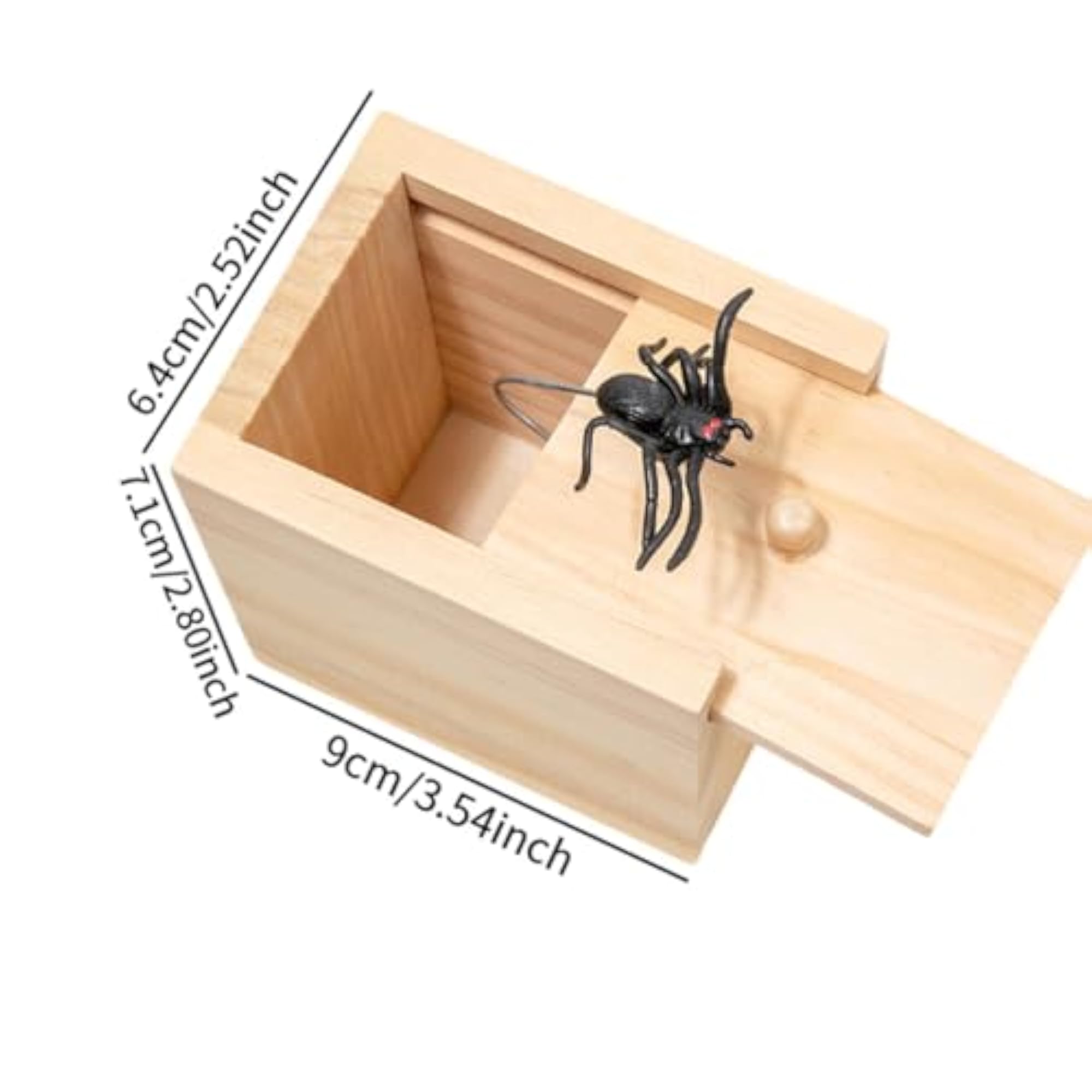 Spider Prank Case Funny Spider in A Box Prank