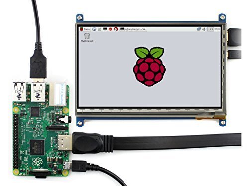 Waveshare 7inch Capacitive Touch Screen LCD Compatible with Raspberry Pi 5/4B/3B+/3A+/2B/B+/A+/Zero/Zero W/WH/Zero 2W CM3+/4 1024×600 Resolution HDMI IPS Low Power Consumption Supports Windows by waveshare - Used condition - US$42.32