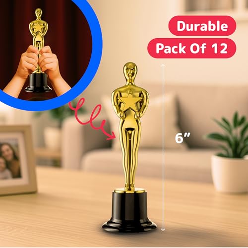 PREXTEX Trophy Award - Perfect Awards and Trophies for Kids & Adult Award Parties, Small Trophy Cup for Recognition, Ideal Kids Trophy for Competitions and Events - Thumbnail 3
