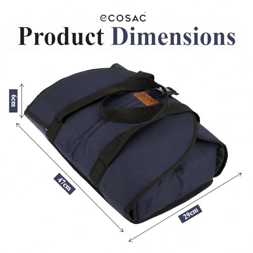Image of Polyester Istri Bag | Ironed Clothes Storage & Organizer | Travel-Friendly Foldable Bag | Water-Repellent & Washable | Ideal for Home & Travel (Blue) (Pack of 2)