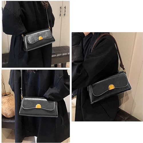 Shoulder Bag for Women Leather Handbag Classic Small Purse Crossbody Hobo Handbag with Adjustable Strap3