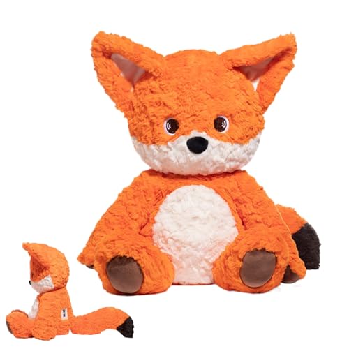 Peluche renard coussin doudou animal pour chambre fille et garçon