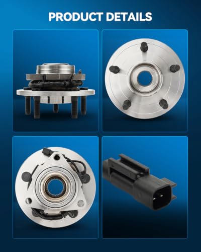 Image of PHILTOP 515126 x2 Front Wheel Bearing Hub Assembly for Ram 1500