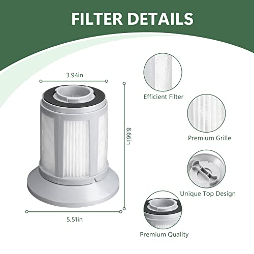 2156 Vacuum Filter Replacement For Bissell Zing Filter 2156 2156A 1665 1665W 16652 2156E Series, Compare To Part 1613056 (2 Packs) #TOP6