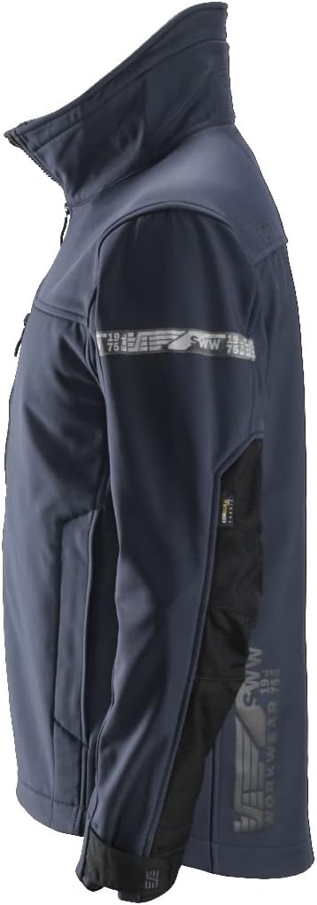Snickers Workwear U12009504007 AllroundWork Softshell Jacket (Navy/Black) - X-Large