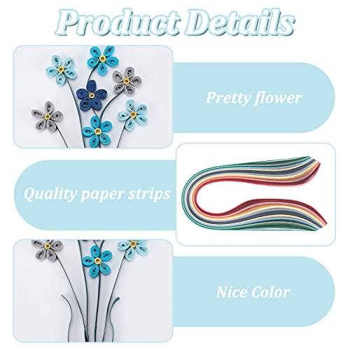 Webeedy Paper Quilling Kits, Diy Quilling Card Making Kits With 36 Colors Strips, Paper Quilling Tools And Supplies, Diy Design Drawing Handcraft Tool #TOP2