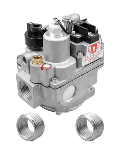 700-506 Gas Valve 200000 BTU/H Fit for Robertshaw 700 Series, Standard NEMA Terminals, for Natural, Manufactured, Mixed, LPG and LPG/Air Mixtures Gas Valve for Furnace
