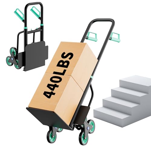 Carretilla De Mano Plegable Con 6 Ruedas 440 lb Capacidad