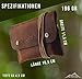 SK Wild Ones® Outdoor Gewürztasche - Echtleder Mit 6 Gewürzdosen Camping - Bushcraft - Reise Gewürze Set - Gewürzbehälter Camping - Outdoor vanlife zubehör Gewürze Set Camping, Spice bag,
