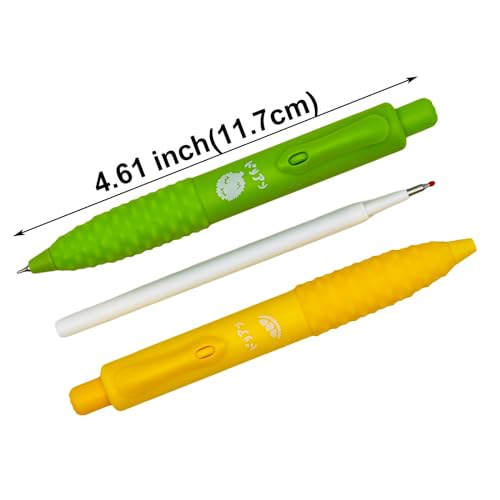Maydahui 9 Pcs Mini Bolígrafos de Gel Retráctiles 0.5mm miniatura 2