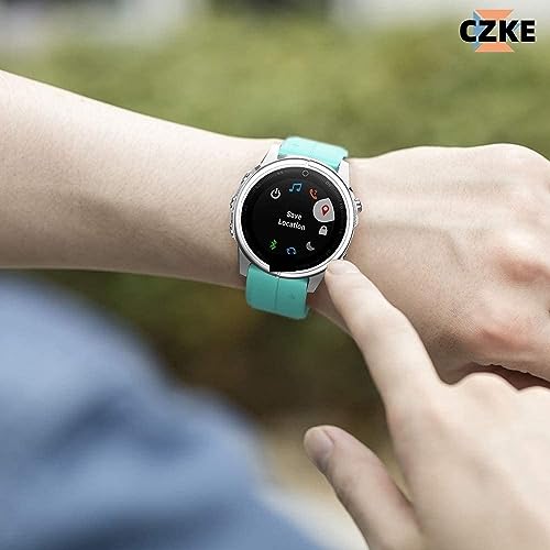 Bracelet montre Garmin Fenix 7S 6S 5S silicone 20mm rechange pour Fenix 6s Pro noir - 7