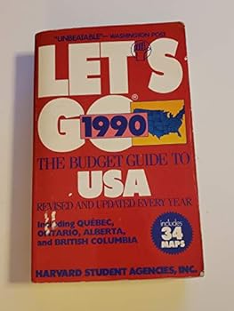 Paperback Let's Go Usa 1990 Book