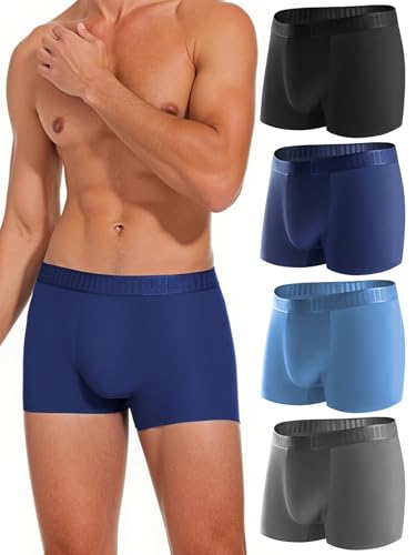 Men's Trunks Underwear Soft Breathable Comfort Flex Waistband Coo...