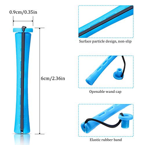 60 aste per capelli permanenti rulli per capelli