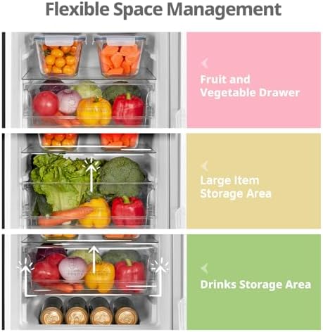 174L Freestanding Fridge Freezer, Low Frost - Image 4