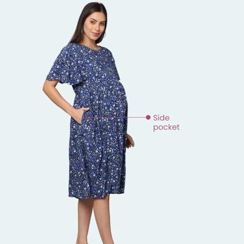 Image of Morph Maternity | Maternity Dresses for Women | Fits During Pregnancy & Post Pregnancy | Back Tie to Adjust