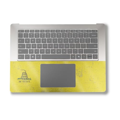 Image of Glossy Glitter Laptop Skin Compatible with Alienware M18 R2 (2024) - Dont Tread - Premium 3M Vinyl Protective Wrap Decal Cover - Easy to Apply | Crafted in The USA by MightySkins