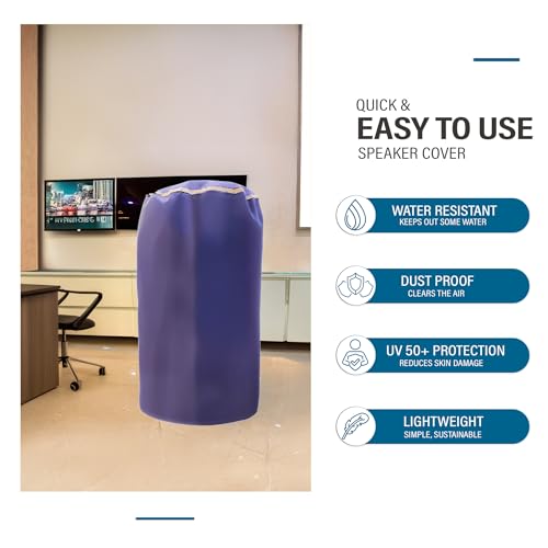 Image of Autofact Premium Speaker Cover for JBL Party Box 710 Lightweight Blue Fabric with Dustproof & Scratch-Resistant, Durable & Easy to Carry (Large Size Speaker Only)
