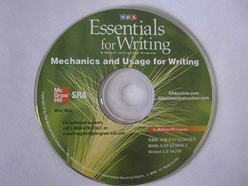 Sra Essentials for Writing Practice Software CD-RO