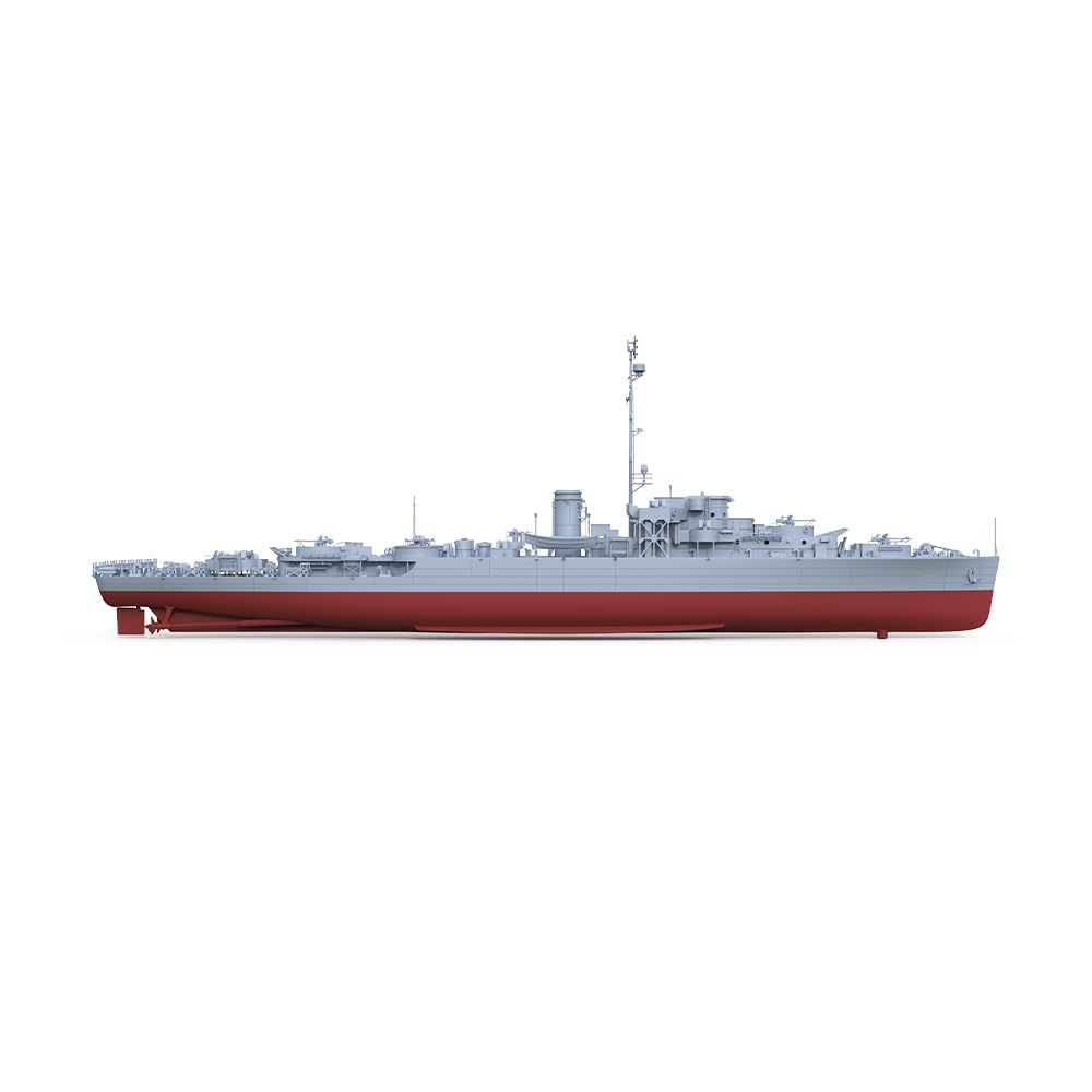 MRY-SFW SSC200596S-A 1/200 zestaw do budowy modelu wojskowego USS Hoquiam fregata PF-5 pełny kadłub segmentowy