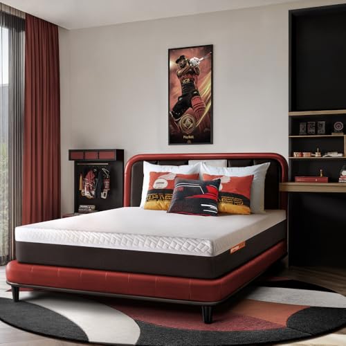 Image of Sleepyhead Sense Designed by Duroflex - 3 Zoned BodyIQ Orthopedic Memory Foam |Cooling Technology |Smart Orthopedic Support |10 Years Warranty |Medium Firm |6 Inch King Size Bed Mattress (72x72x6)