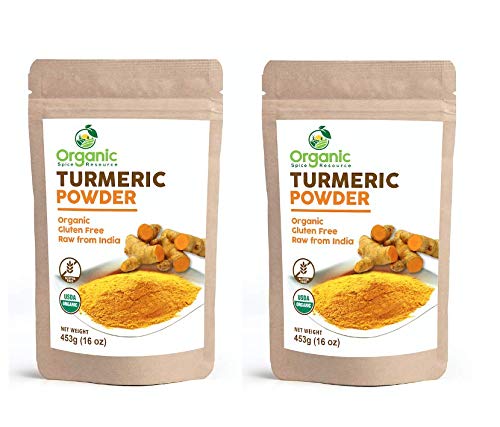 Organic Turmeric Root Powder | 8oz, 16oz or 2 lbs | Lab Tested for Heavy Metal and Purity, Resealable Kraft Bag, Non-GMO, Curcumin Powder - 100% Raw from India, by SHOPOSR (2 lbs)