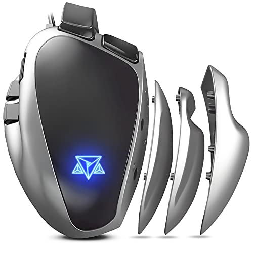 Mouse Gamer PC Adamantiun Weapon X ADX-500 1ms 1000hz Led RGB Software Macro Memória ajustes de pegadas 7 botões