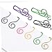 DOITOOL 85pcs Unique Music Note Clip Colorful Paper Clips Office Document Paper
