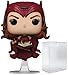 POP Marvel: WandaVision - The Scarlet Witch Funko Pop! Vinyl Figure (Bundled with Compatible Box Protector Case), Multicolored, 3.75 inches
