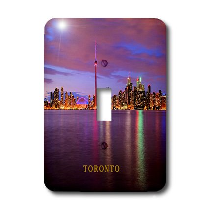 Interrupteur vue nocturne Toronto pour une ambiance salon moderne