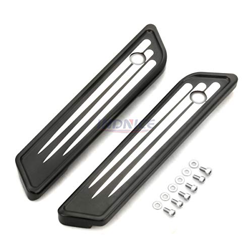 Cubiertas de bisagra de maleta para Harley con borde de aluminio para Road King FLHR, Street Glide FLHX, Road Glide FLTRX, Electra Ultra Classic FLHTCU 2014-2019 miniatura 2