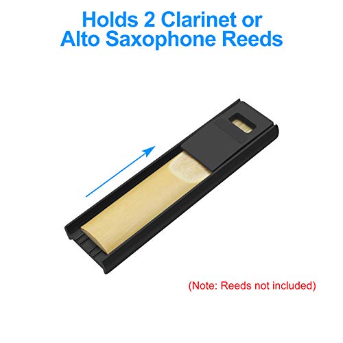 2 PCS 5\'\' Thickening Trumpet cover for Trumpet Alto Saxophone Bass Clarinet Cornet, Saxophone Cleaning Care Kit with Thumb Rest Reed Case Mouthpiece Brush Cleaning Cloth for Wind Instrument - Thumbnail 5