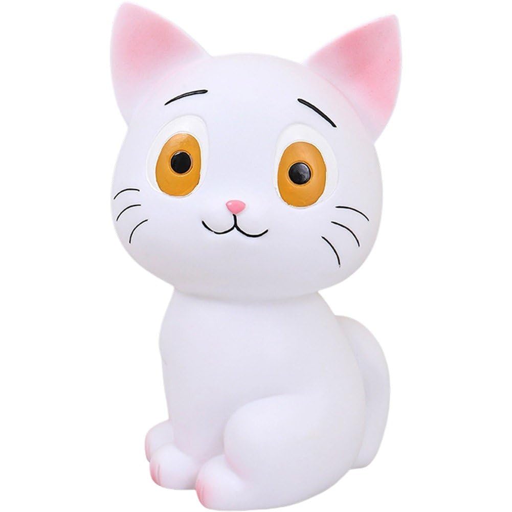 Tirelire chat noir incassable pour éviter les bris de verre des enfants