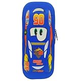 Estojo para Lapis infantil Resistente à Água, Artigo Escolar Carro 3d Alto relevo (Azul)