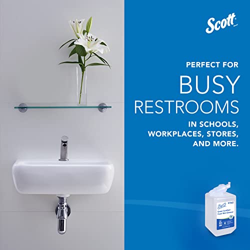 Scott Professional Green Certified Foam Hand Soap (91565), 1.0 L, Foaming, Clear, No Fragrance Added, Manual Refills, Ecologo, NSF E-1 Rated (6 Bottles) - Thumbnail 3