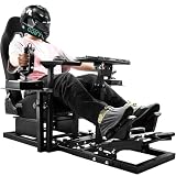 Dardoo Universeller Cockpit-Gaming-Sitz, passend für Thrustmaster HOTAS Warthog,für Logitech G25 G27 Rad, Pedal, Drossel, Joystick nicht im Lieferumfang enthalten