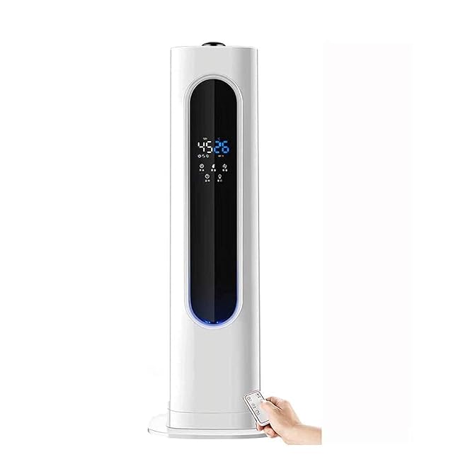 Humidifier Industrial Household Floor Type Humidifier Intelligent Air Purifying Air Purifier 8L Large Capacity Ultrasonic Floor Bedroom White
