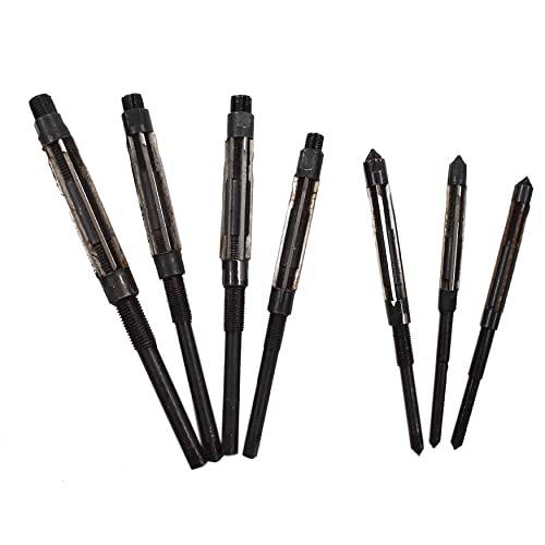 Wflnhb 7 Set High Speed Steel Adjustable Hand Reamers, 1/4" To 15/32" Replacement For Drilling Machine And Other Machine #TOP5