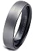 Jstyle Jewelry Tungsten Rings for Men Wedding Engagement Band Brushed Black 6mm Size 11