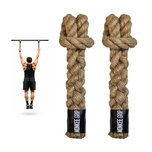 Monkee Grip Original Rope Grips for Dumbbells & Bars