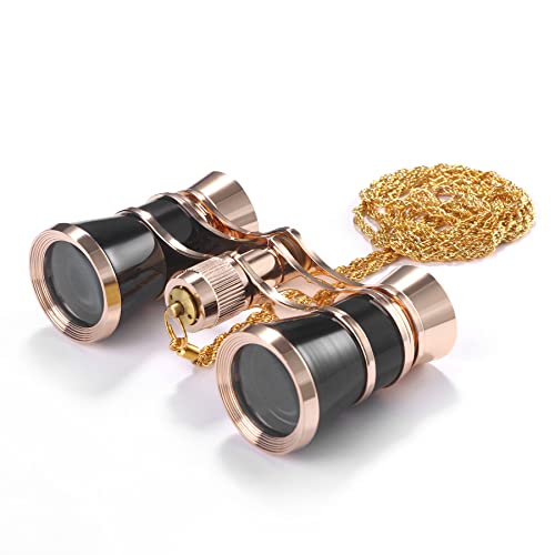 Binoculares tipo anteojos 3x25 compactos para teatro miniatura 1