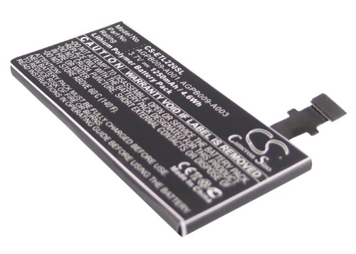 CS ETL220SL Batería 1250mAh Compatible con [Sony Ericsson] LT22, LT22i, Nyphon, Xperia P sustituye AGPB009 A001