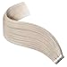 Sunny 14inch Tape in Hair Extensions Blonde Color #60 Platinm Blonde Glue in Extensions Remy Straight Hair 20pc 50g Per Package