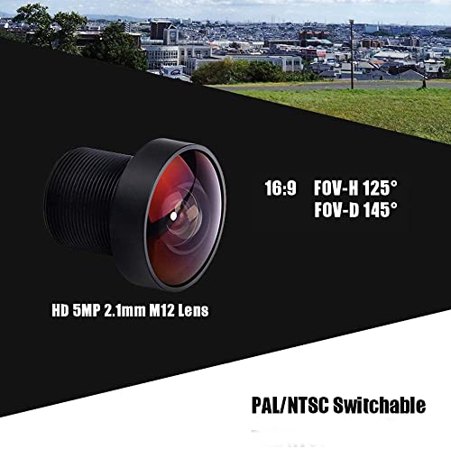 Fpv Camera Foxeer Razer Mini 1/3 Cmos Hd 5Mp 2.1Mm Lens 1200Tvl 16:9 Pal/Ntsc Switchable Support 4.5V-25V Input Voltage For Fpv Quadcopter Racing Drone #TOP2
