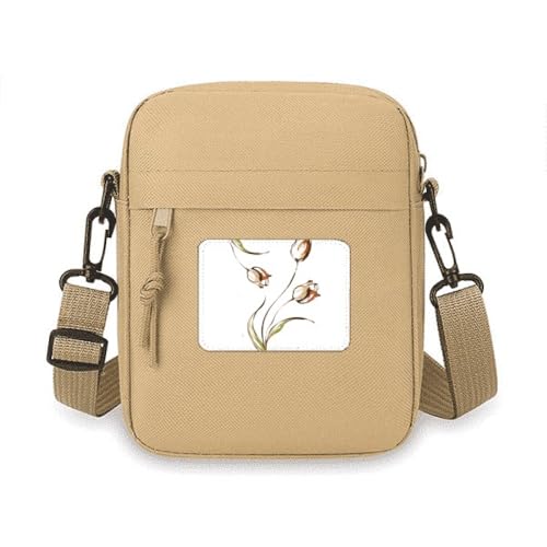 Sac à bandoulière fleur peinte à la main, un cadeau poétique pour elle